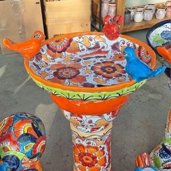 💥 Talavera Bird Bath 🐦⛲️💥