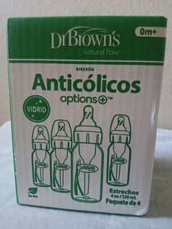 Dr. Brown glass bottles