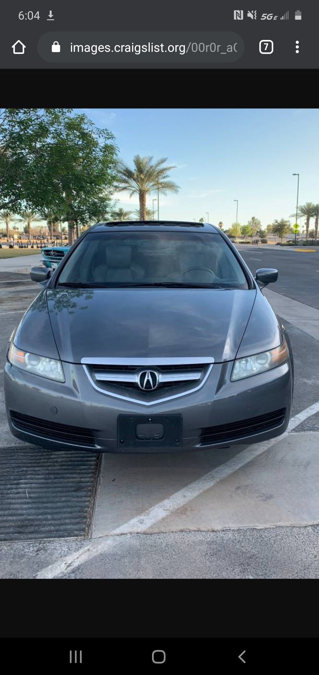 2004 Acura tl front end
