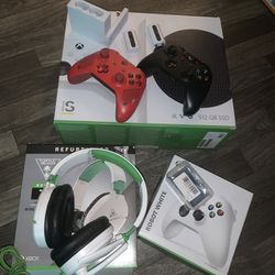 X Box Series S  W/ Controllers And Accessories