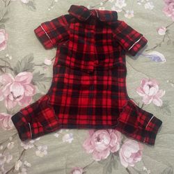 Fab Dog brand Buffalo Checkers  Pet Pjs