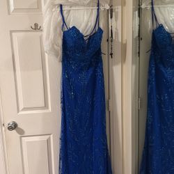 Royal Blue Prom Dress - UNUSED