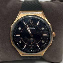 Bulova Women's CURV Rose Gold Diamond Watch