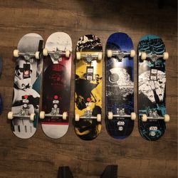 Element Starwars Skateboards Size 7.75