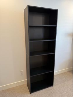 Black book shelf