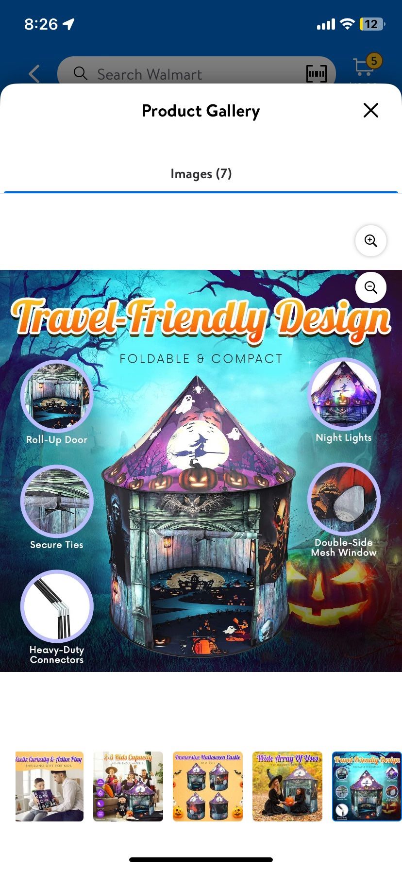 Kids Monster/Halloween Tent