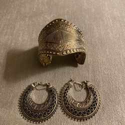 Bracelet And Earrings