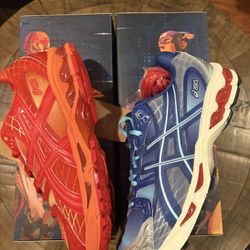 Size 10M ASICS Gel-Nimbus 10.1 Kith Marvel vs. Capcom Iron Man vs. Mega Man Sealed Box (Comic Included)