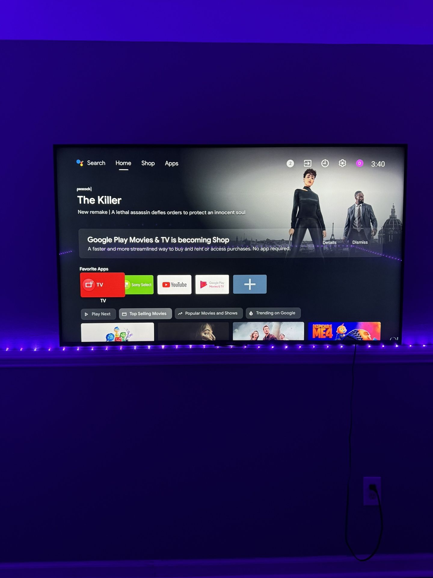 2015  Sony Smart TV HD (55inch) (In Good Condition)