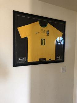 Pele signed jersey