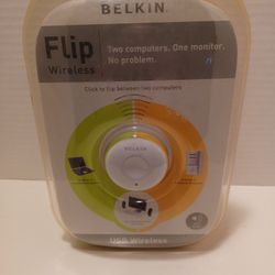 Belkin Flip USB Wireless KVM 2 PC