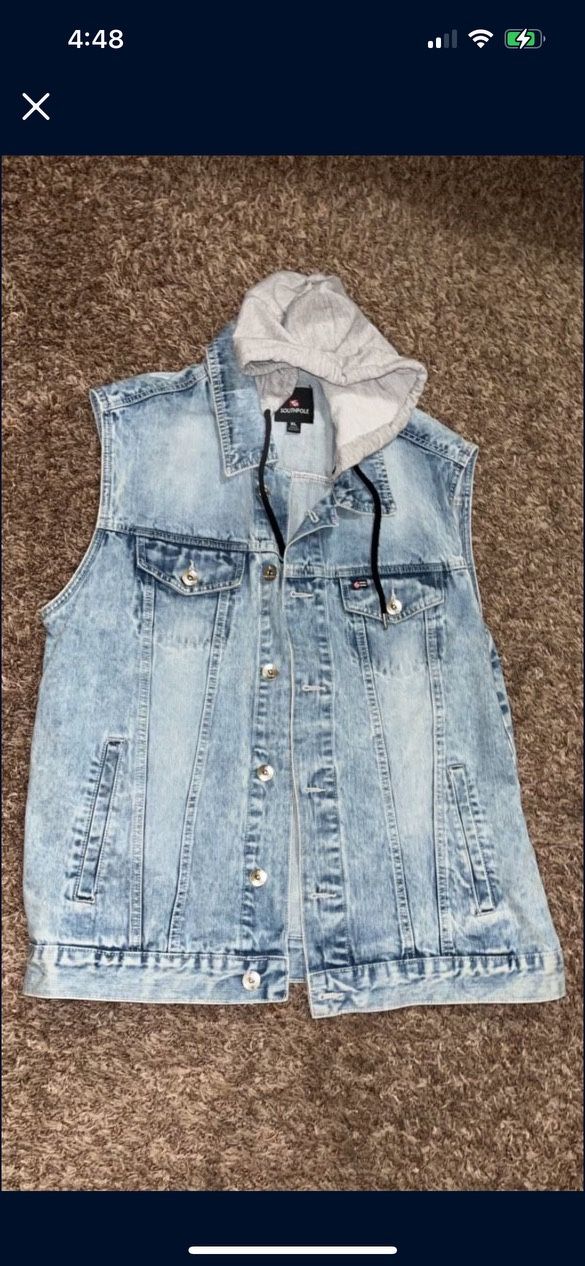 $60 XL Denim Jacket Hoodie
