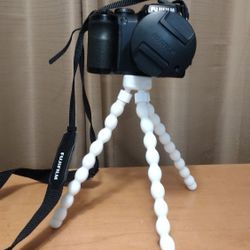 Fuji Camera With Mini Tripod 