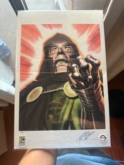 Alex Ross Dr Doom Signed