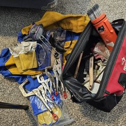 Old Welding Tools/bag