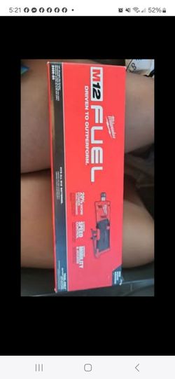 M12 fuel 1/4in straight die grinder
