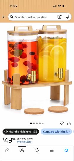 drink dispensers 4 available