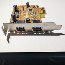 Low Profile USB 3.0 PCIe Expansion card