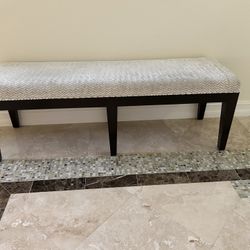 Custom Made Solid Wood Bench