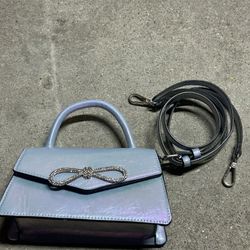 Also Silver/Blue Purse 