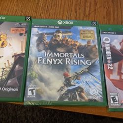 XBOX SERIES X GAMES, GAMES ALSO WORK ON XBOX ONE