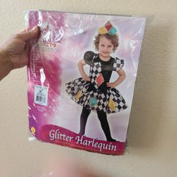 Jester Costume For Little Girl