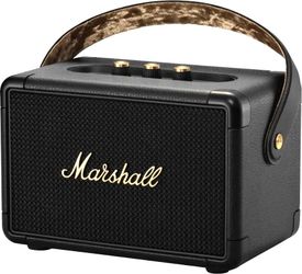 Marshall Kilburn II Portable Bluetooth Speaker - Black and Brass | High-Quality Sound and Style