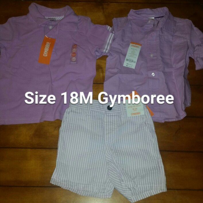 New Sz 18M Gymboree boys summer outfit Easter dressy casual 18 months nwt