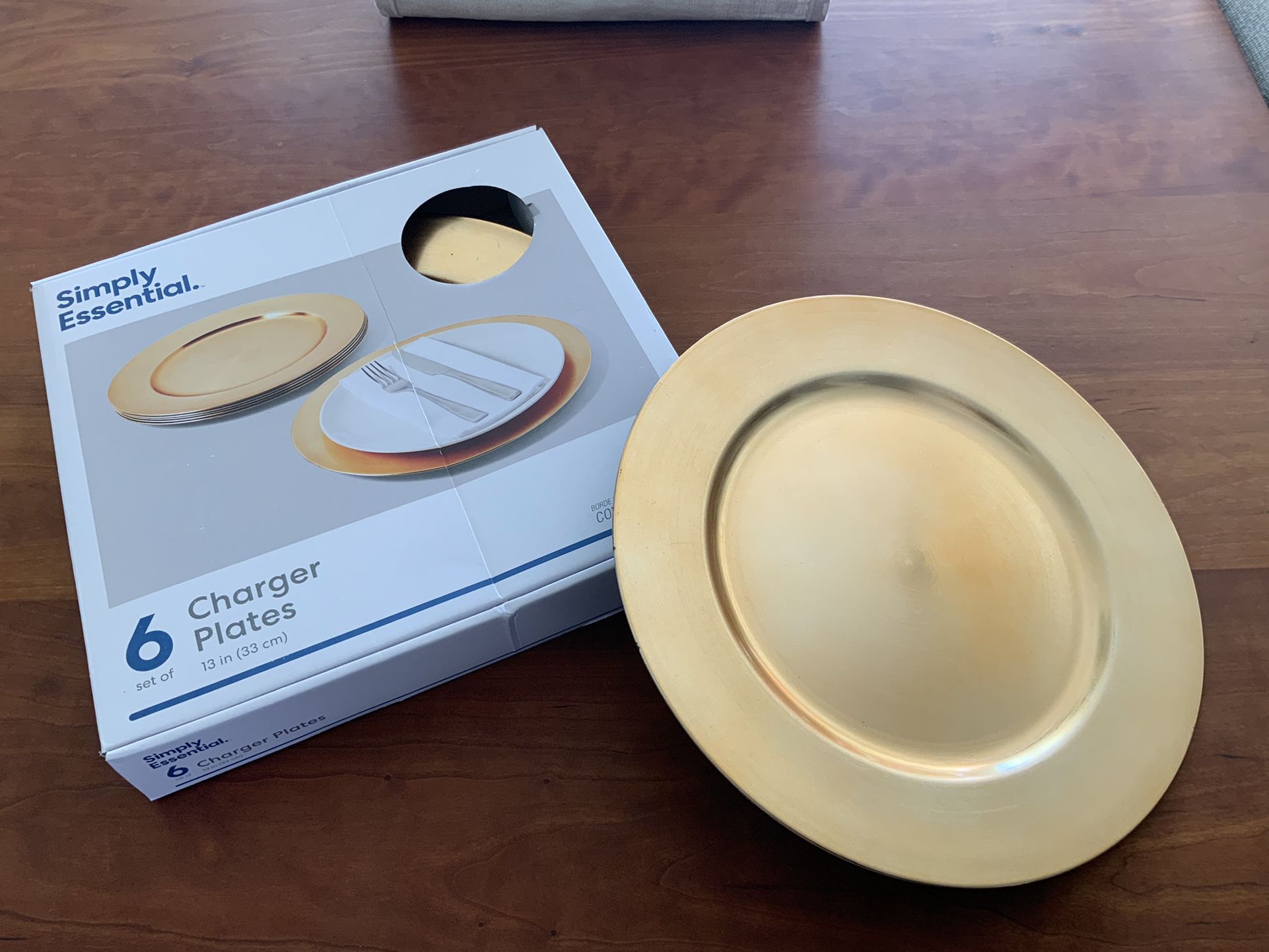126 Gold Charger Plates 13” Diameter
