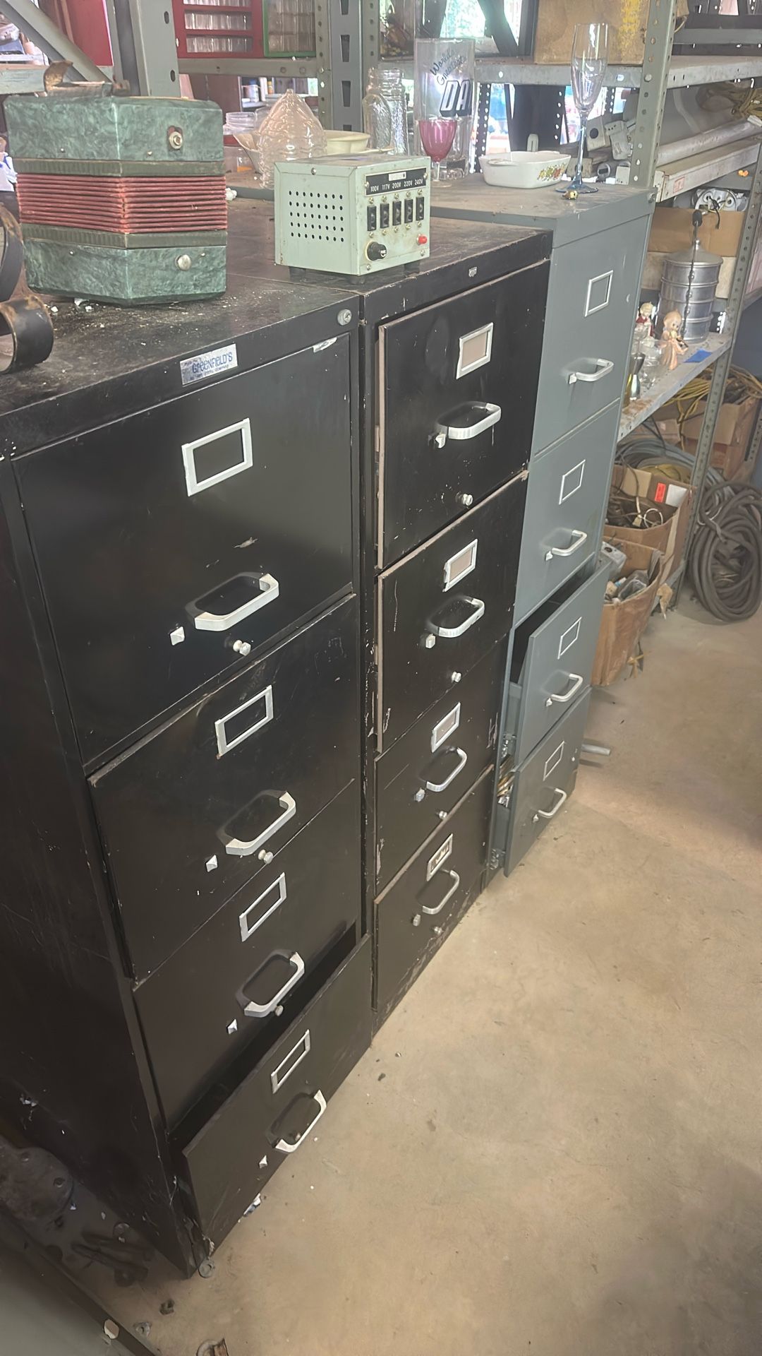 Very large, heavy duty filing cabinets