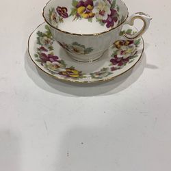 Vintage Crown Staffordshire Bone China Teacup