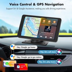 New 7" inch Wireless CarPlay & Android Auto Touchscreen display