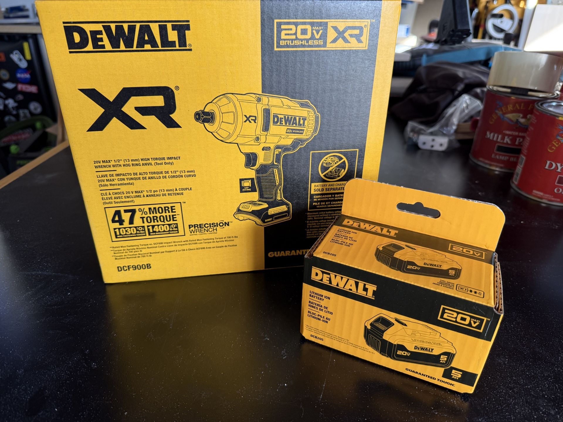Dewalt Impact Wrench With Battery