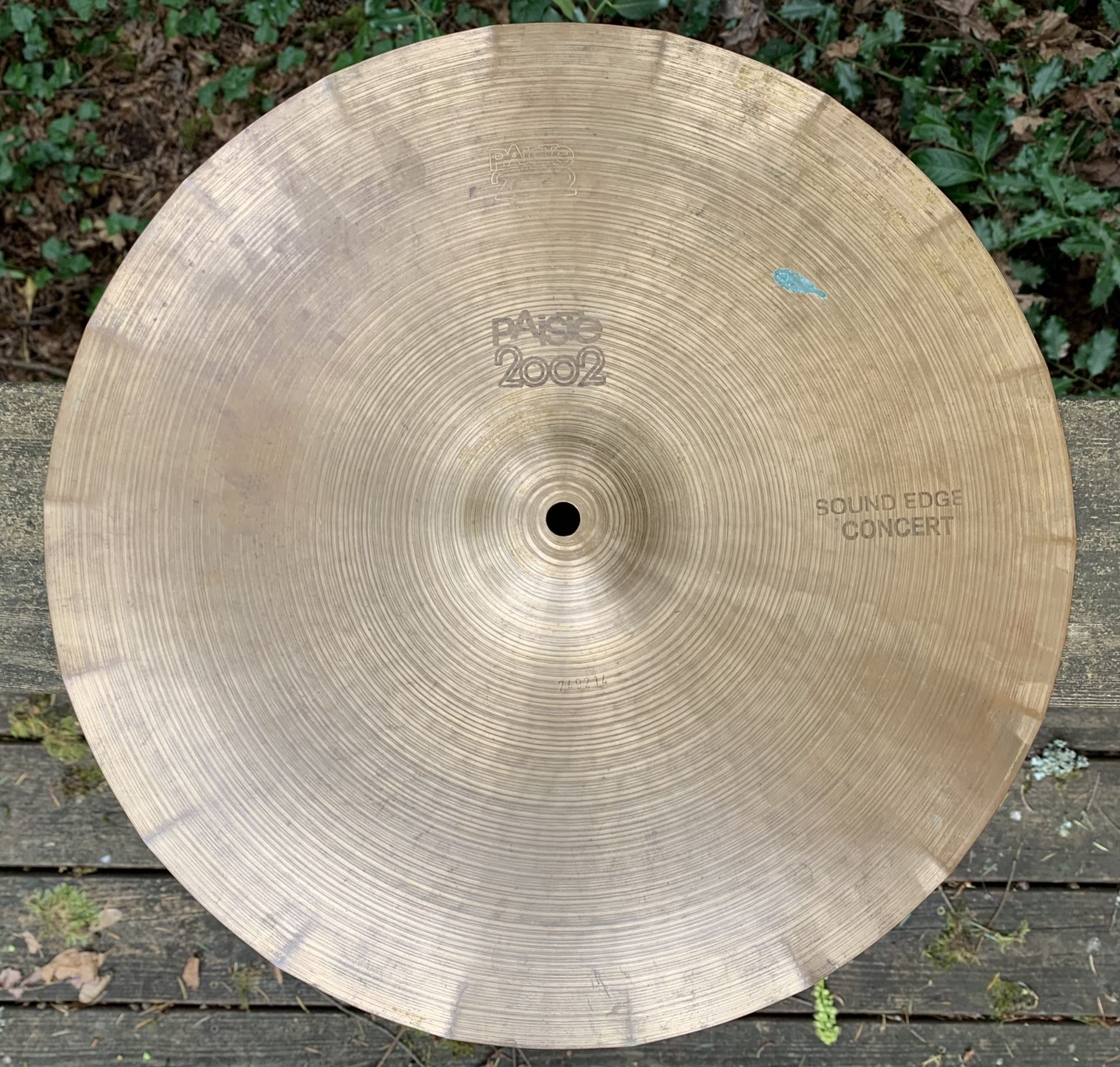 18" Paiste 2002 Sound Edge Concert Cymbal