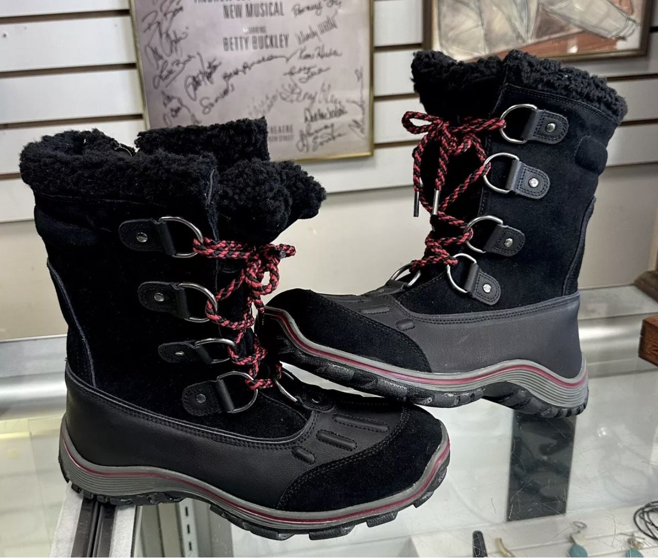 AUTHENTIC PAJAR Canada Alina 22 F Leather Snow Winter Boots Women