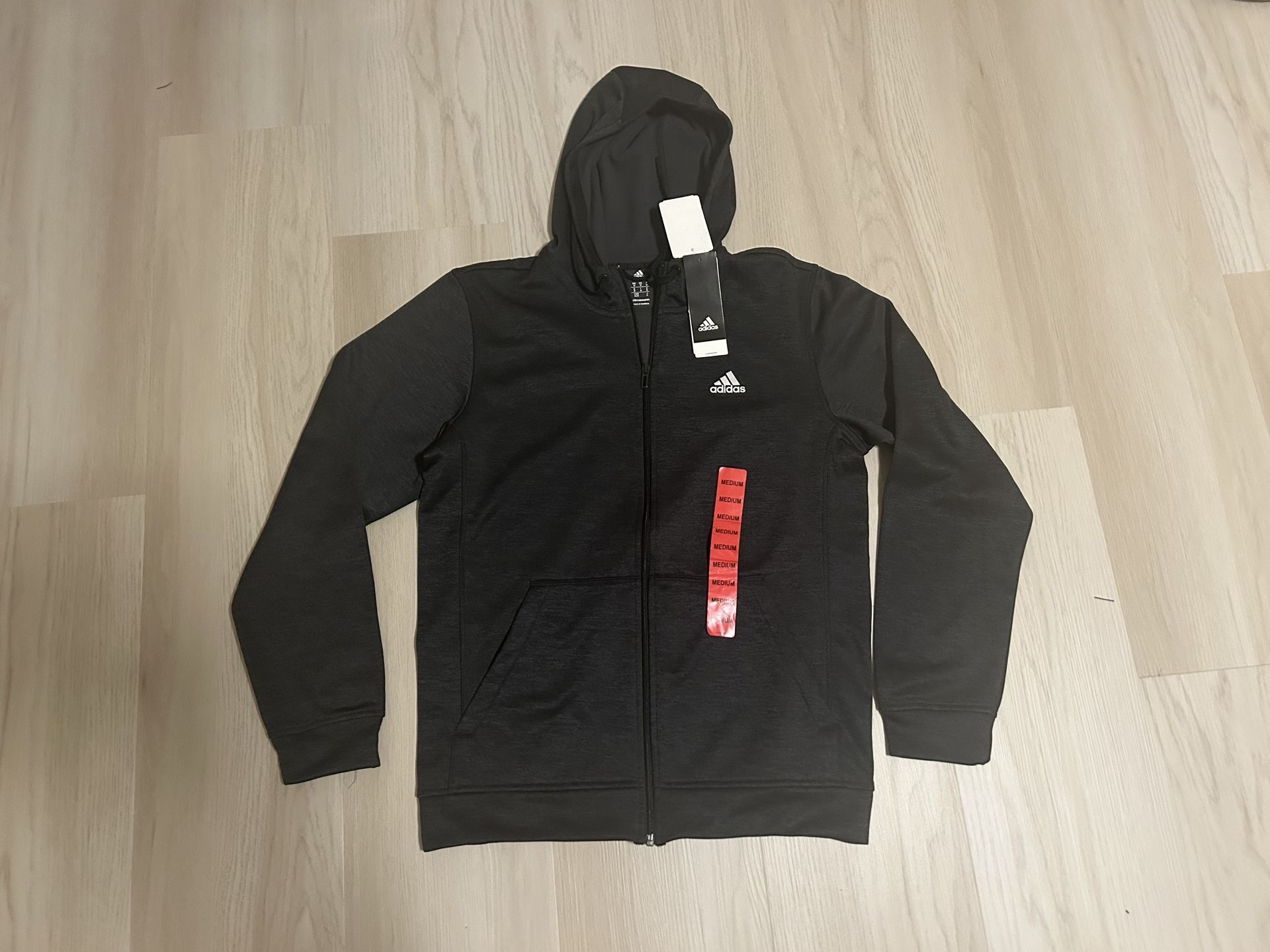 Adidas Climawarm Men’s Full Zip Hoodie - Size Medium - NEW!! 