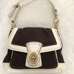 Coach Purse With Matching Coin Bag 