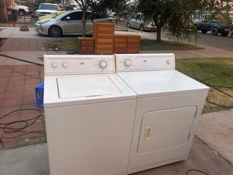 Whirlpool Estate washing machine and electric dryer! Like new in perfect condition!50$ delivery 30 day warranty