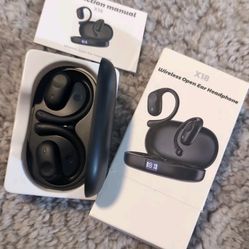 X18 open air conduction wireless BT earphones, ear mounted, non in ear, digital