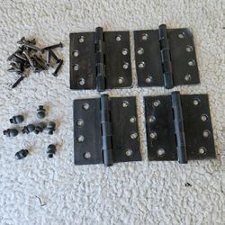 Solid Brass Hinges - Set Of 4 For $10