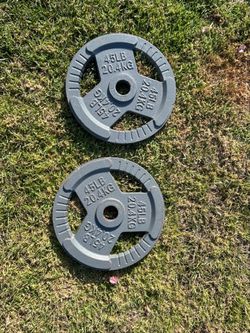 4 45 lb plates
