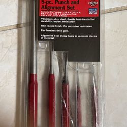 CRAFTSMAN USA 5-PC PUNCH AND ALIGNMENT 