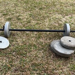 Barbell With Plates