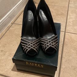 Lauren Ralph Black Heels 