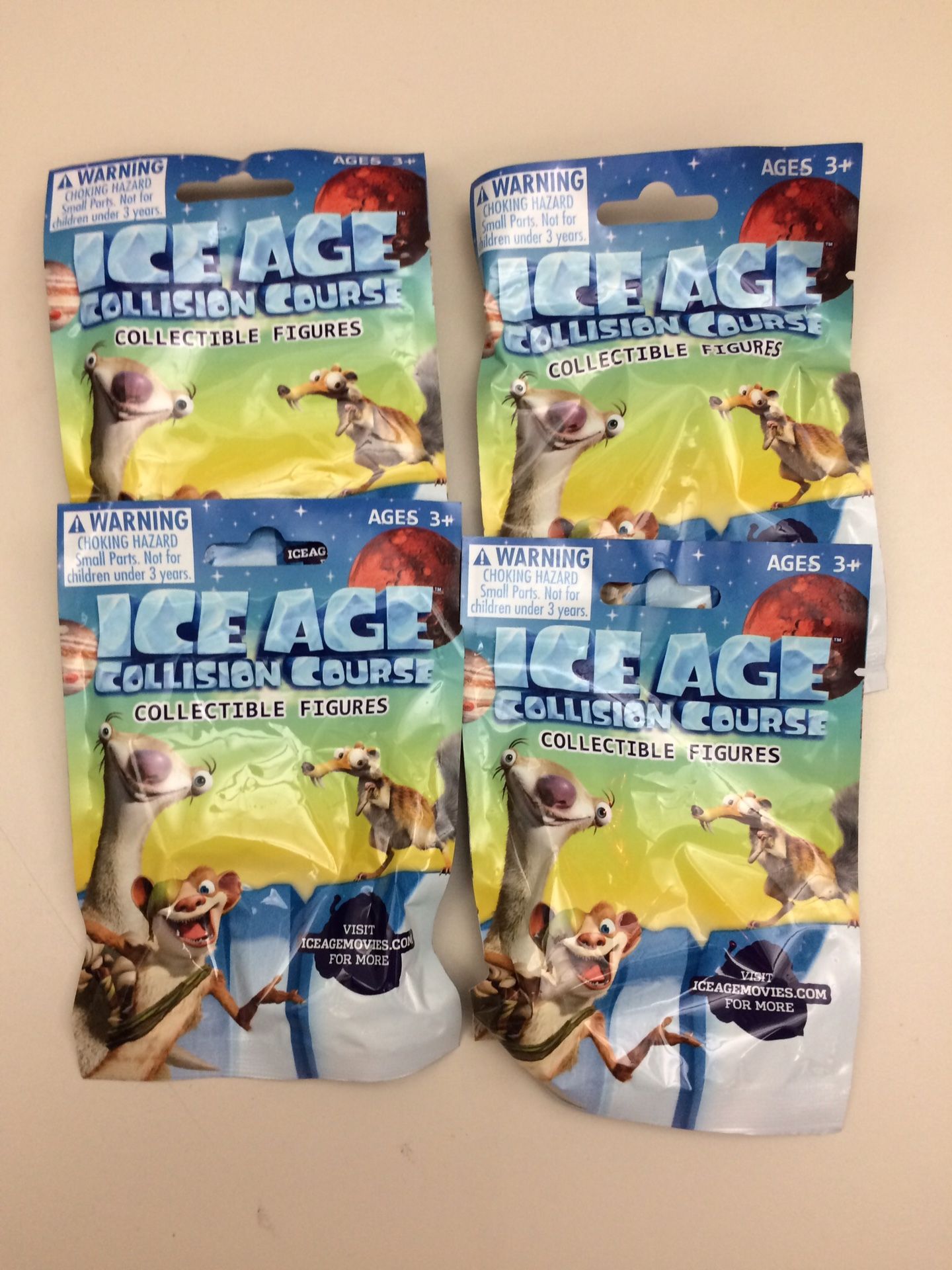 Ice Age Collision Course Mystery Pack Lot