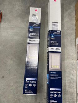 Project Source 1-In Cordless Vinyl Mini Blinds (2)