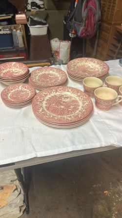 Made In England China Dish Set