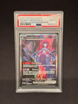 Team Rockets Mewtwo SIR #231 PSA 10