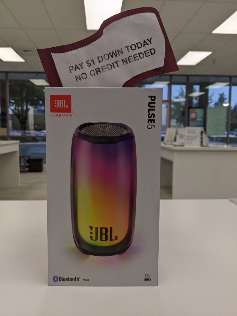 JBL Pulse 5 New- Pay $1 Today To Take It Home And Pay The Rest Later!