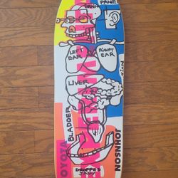 Rare Vintage Rudy Johnson Blind Skateboard Mark Gonzales Screen Printed 